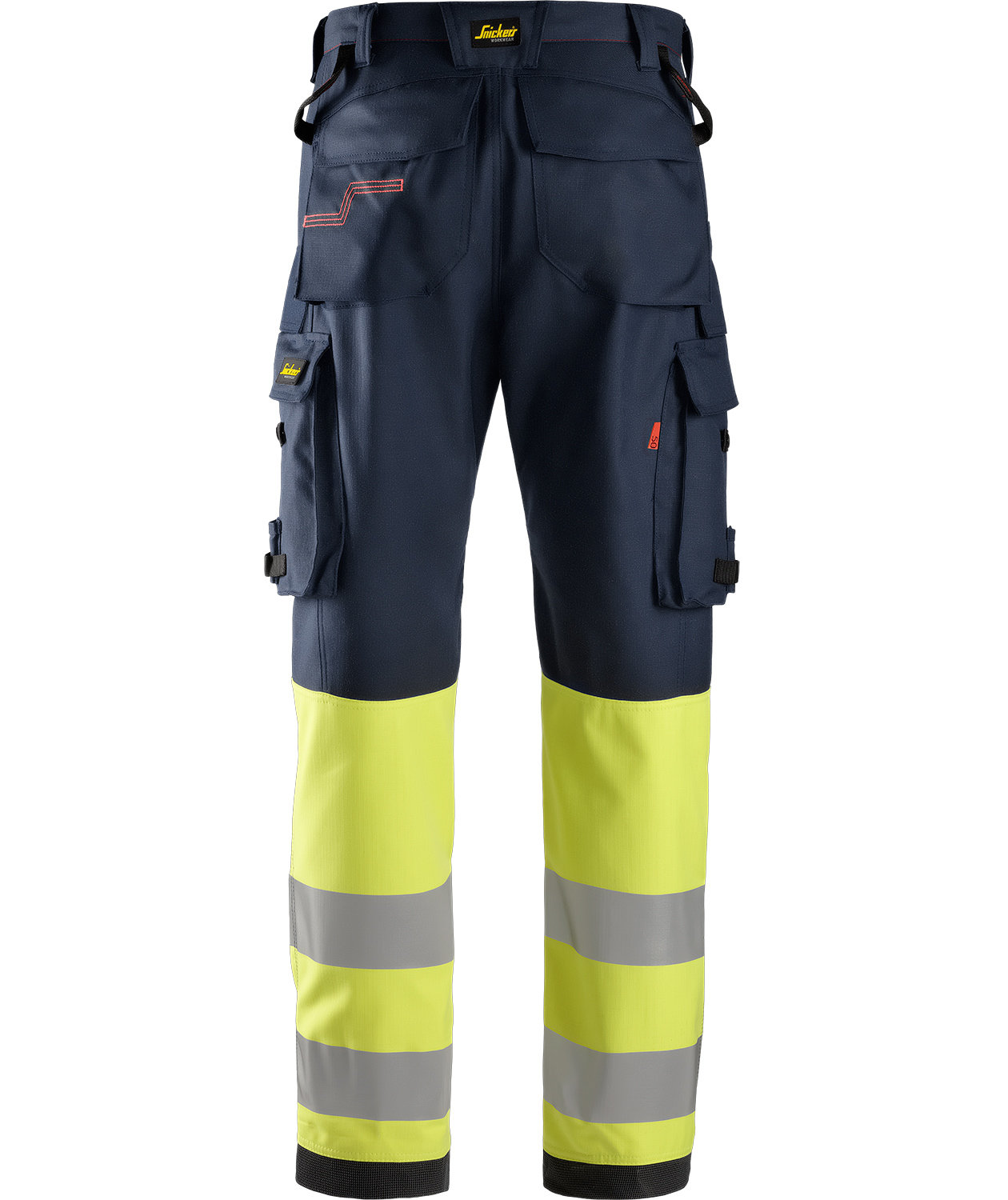 Snickers ProtecWork Arbeitshose, Marine/Hi-Vis gelb, large image number 1