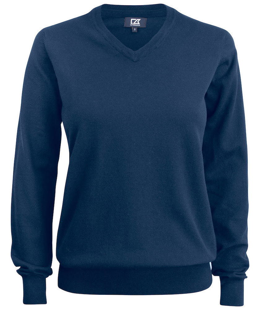 Cutter & Buck Oakville dame striktr&oslash;je, Deep Navy, Deep Navy, swatch