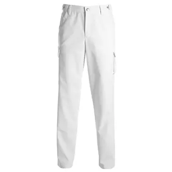 Kentaur  chefs trousers with patch pocket and extra leg length, White