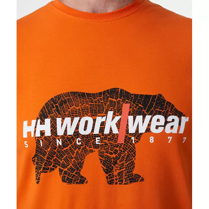 Helly Hansen T-shirt, Mørk Orange, large image number 4