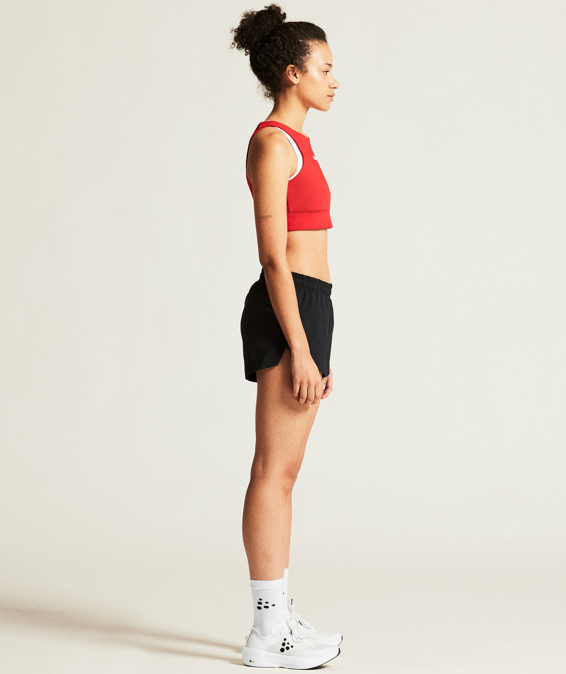 Craft Rush 2.0 women&acute;s sports bra, Bright red, large image number 5