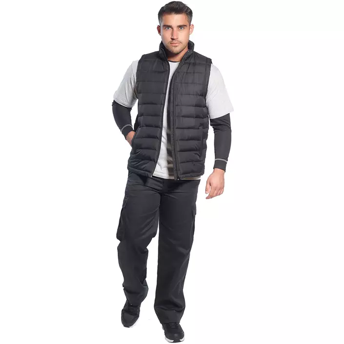 Portwest Aspen baffle vest, Black, large image number 1