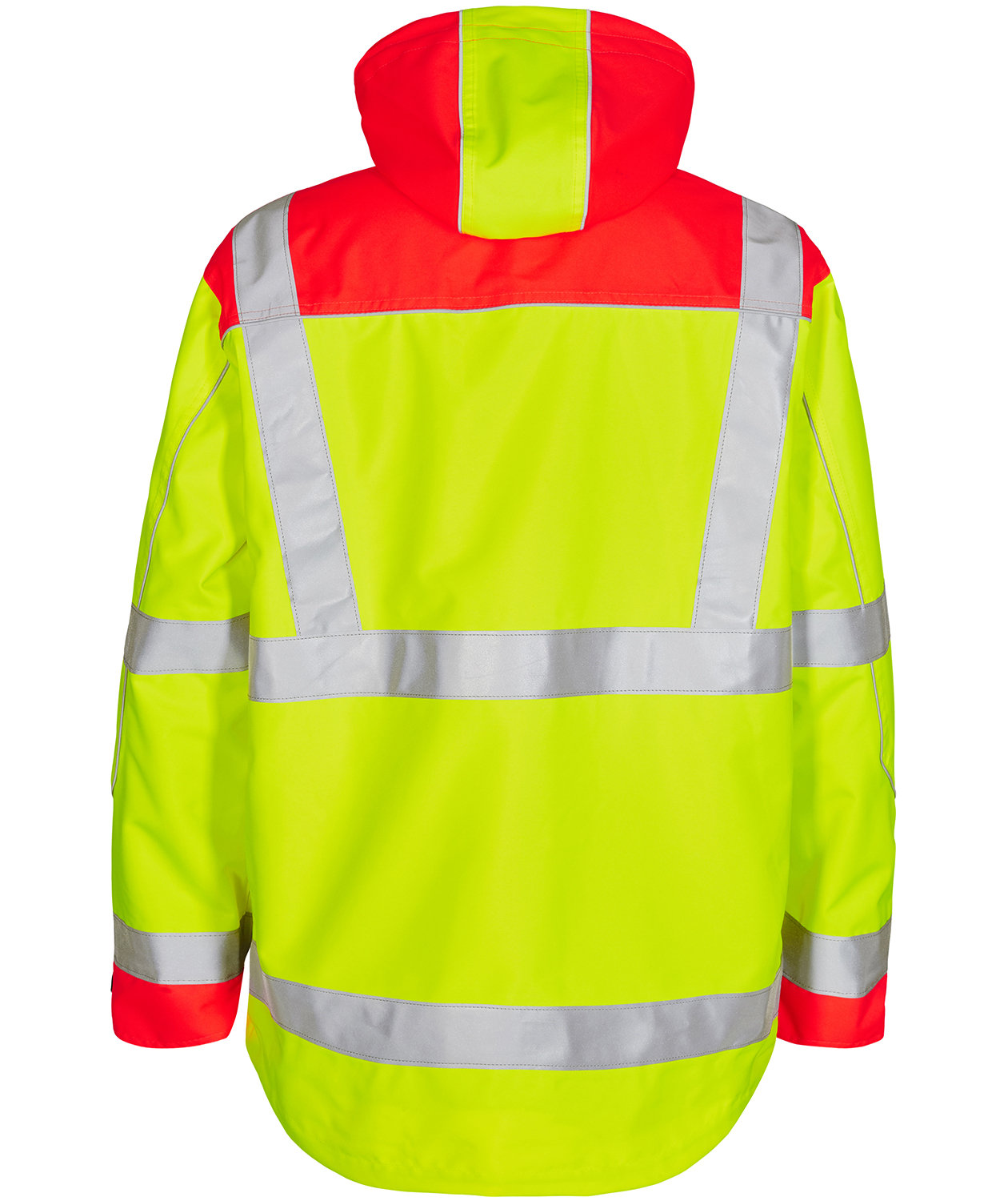 Engel Safety Shell Jacke, Hi-Vis Gelb/Rot