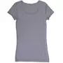 Joha Victoria Damen T-shirt, Wolle/Seide, Grau