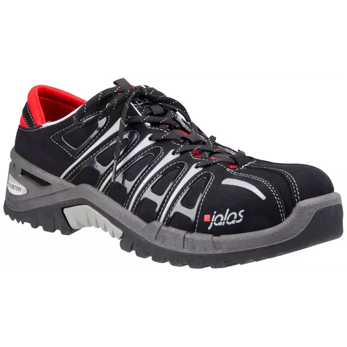 Jalas Exalter 2 safety shoes S3, Black/Grey/Red, large image number 2
