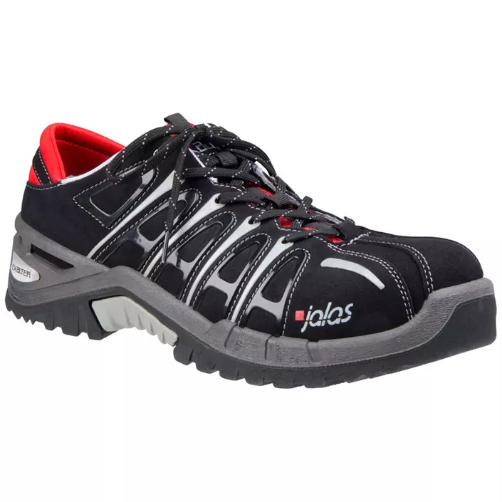 Jalas Exalter 2 safety shoes S3, Black/Grey/Red, large image number 2