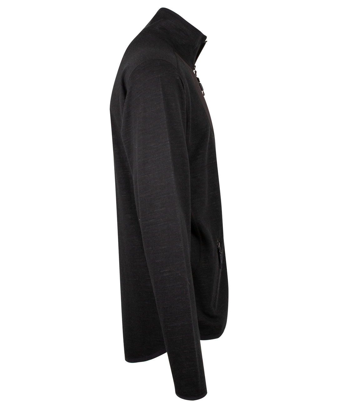 YOU Geiranger Jacke mit Merinowolle, Schwarz gesprenkelt, large image number 3