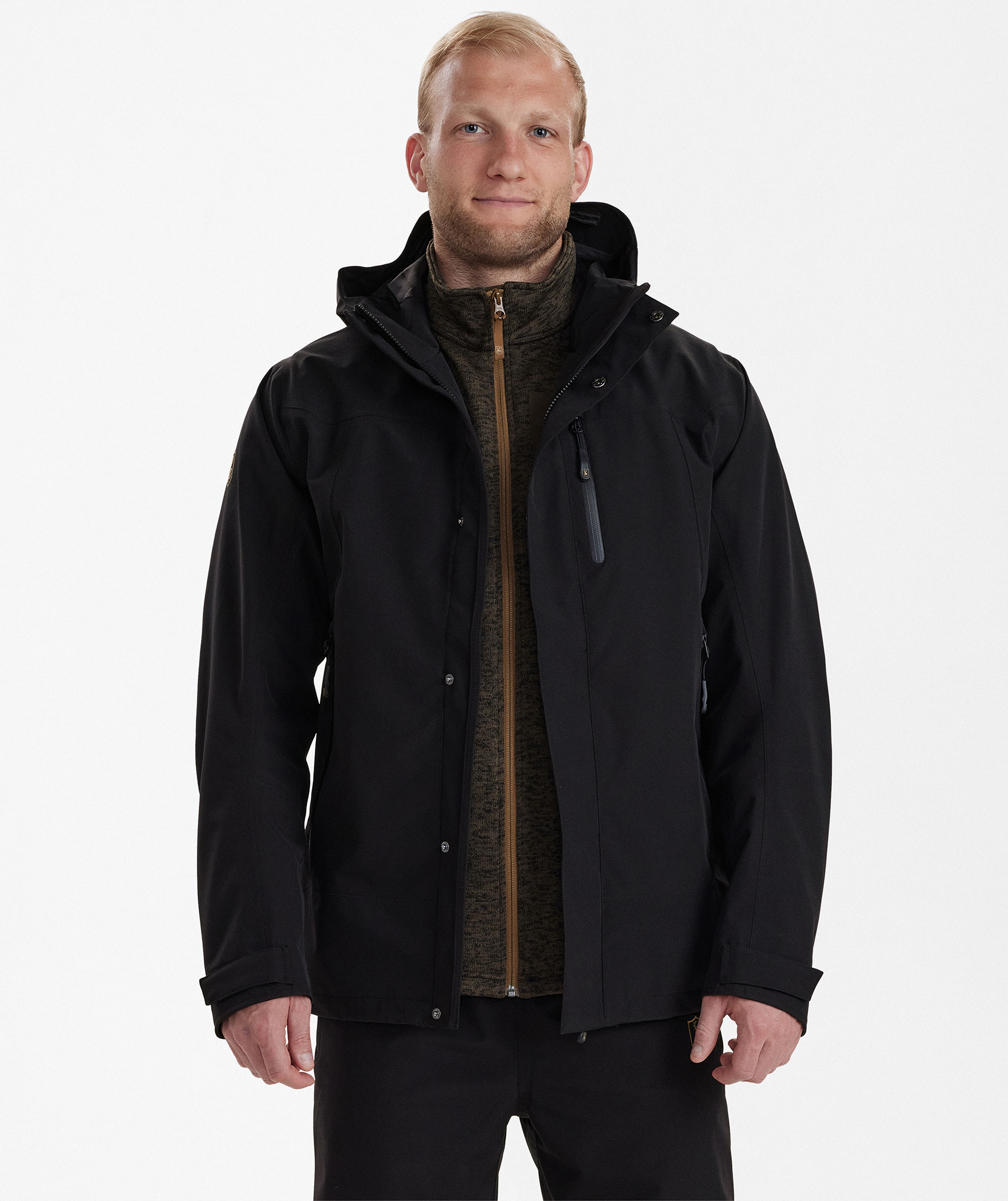 Deerhunter Sarek shell jacket, Black