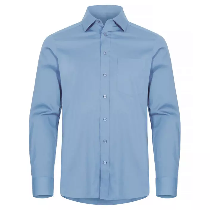 Clique Stretch Shirt, Light blue, large image number 0