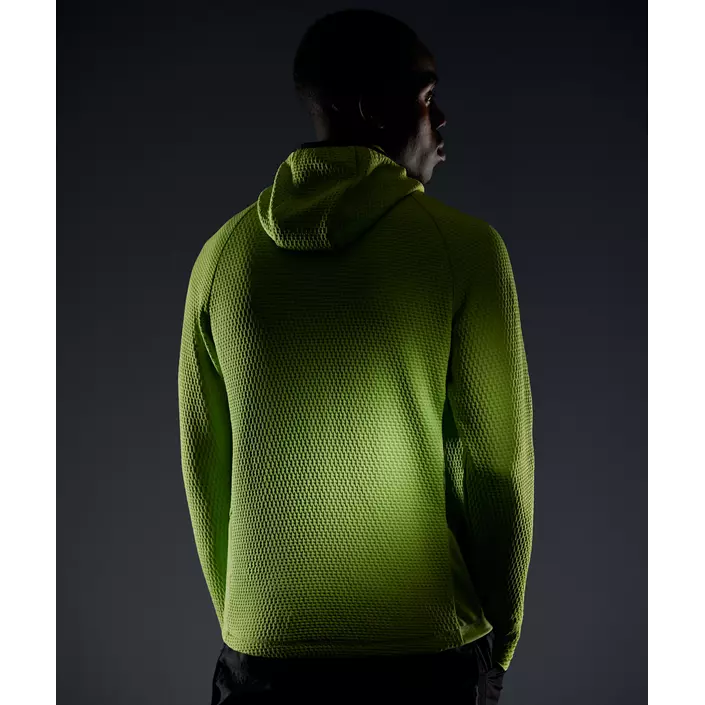 Snickers FlexiWork hoodie with zipper 8405, Lime, large image number 3