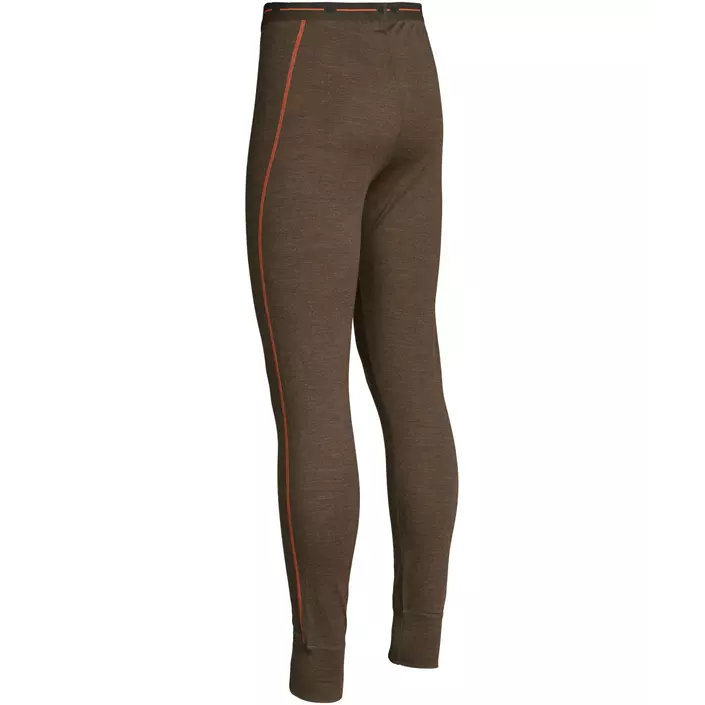 Northern Hunting Asthor Laug baselayer trousers with merino wool, Brown, large image number 1