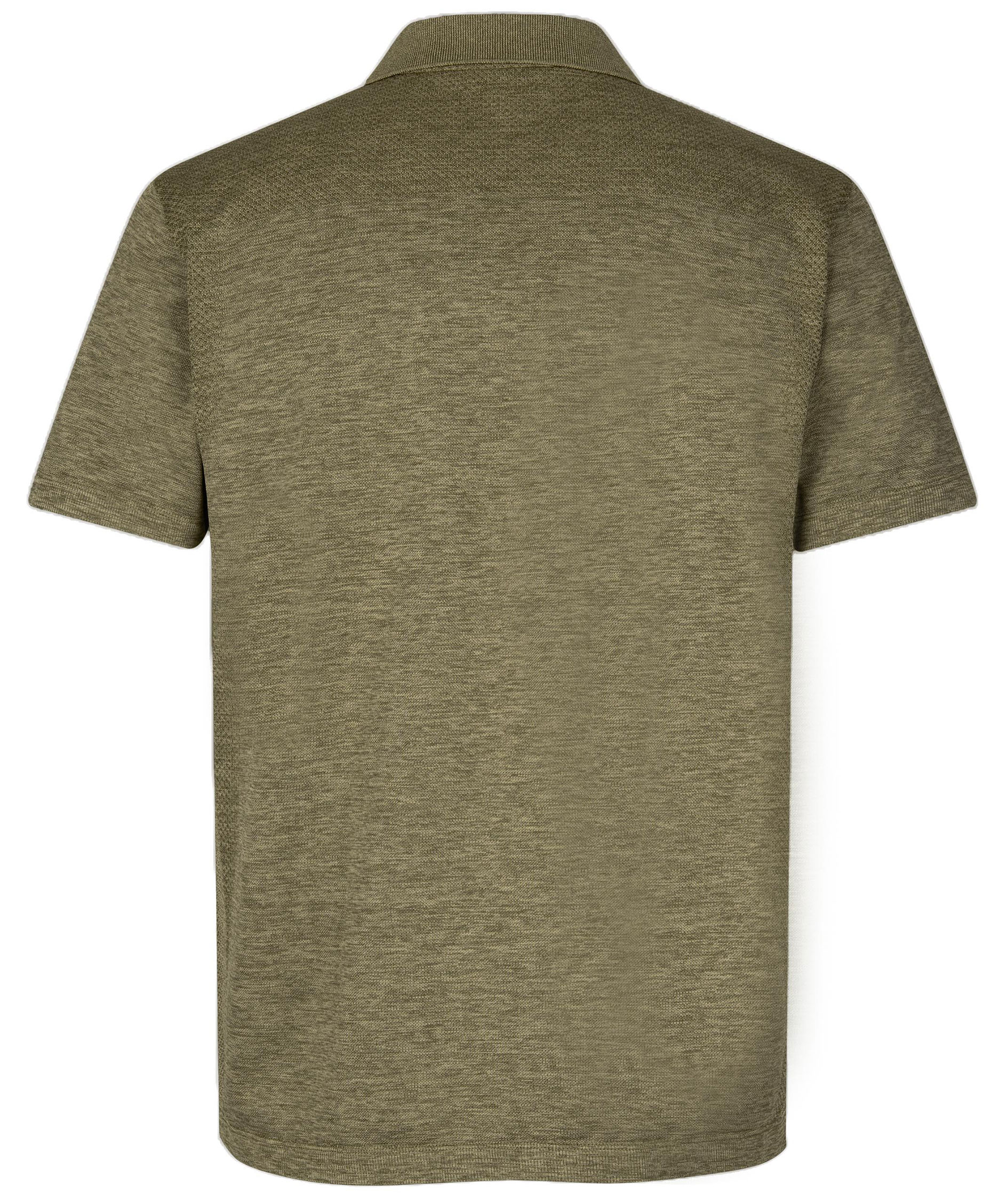 ID Active Poloshirt, Olive melange, large image number 2