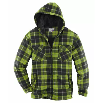 Terrax lined shirt jacket, Black/Lime