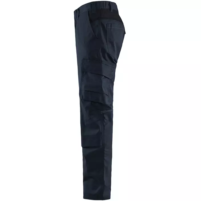 Blåkläder work trousers, Dark Marine/Black, large image number 2