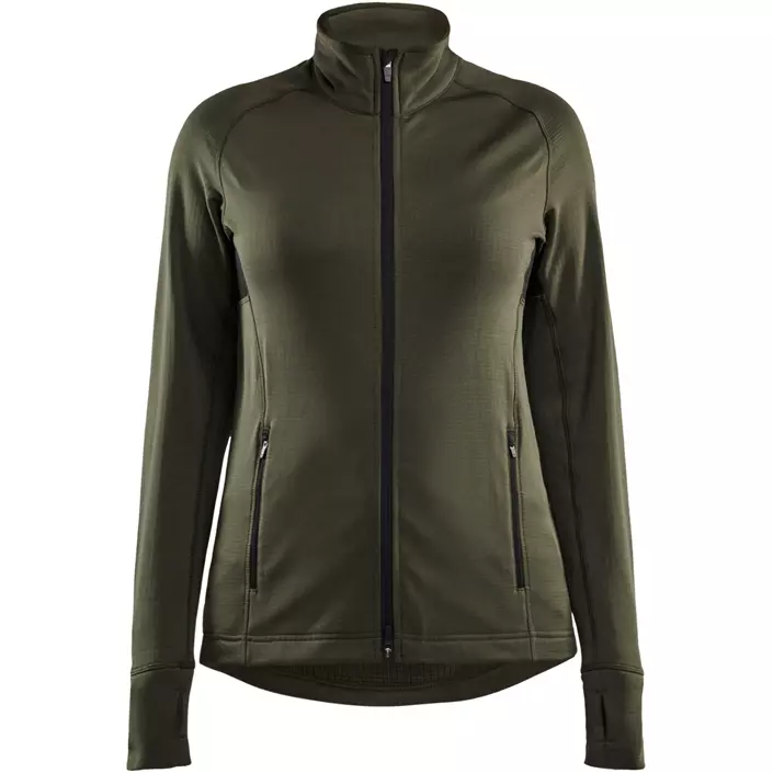 Blåkläder Striker fleecetröja dam, Skogsgrön, large image number 0