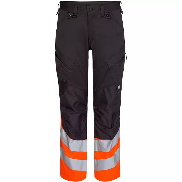 Engel Safety arbeidsbukse, Grå/Hi-Vis oransje, large image number 0