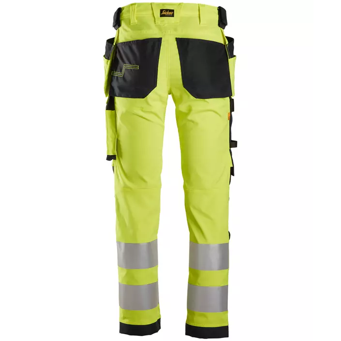 Snickers AllroundWork craftsman trousers 6243, Hi-vis Yellow/Black, large image number 1