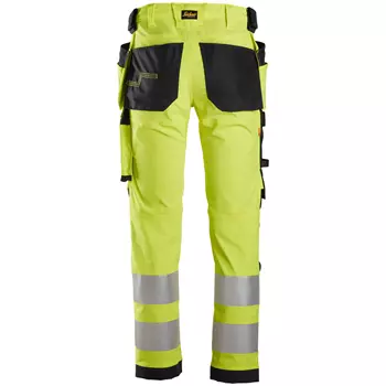 Snickers AllroundWork craftsman trousers 6243, Hi-vis Yellow/Black
