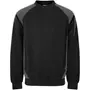 Fristads sweatshirt 7048 GSM, Black/Grey