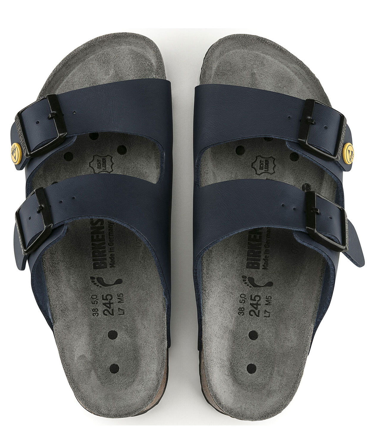Birkenstock Arizona ESD Regular Fit sandaler, Bl&aring;, large image number 3