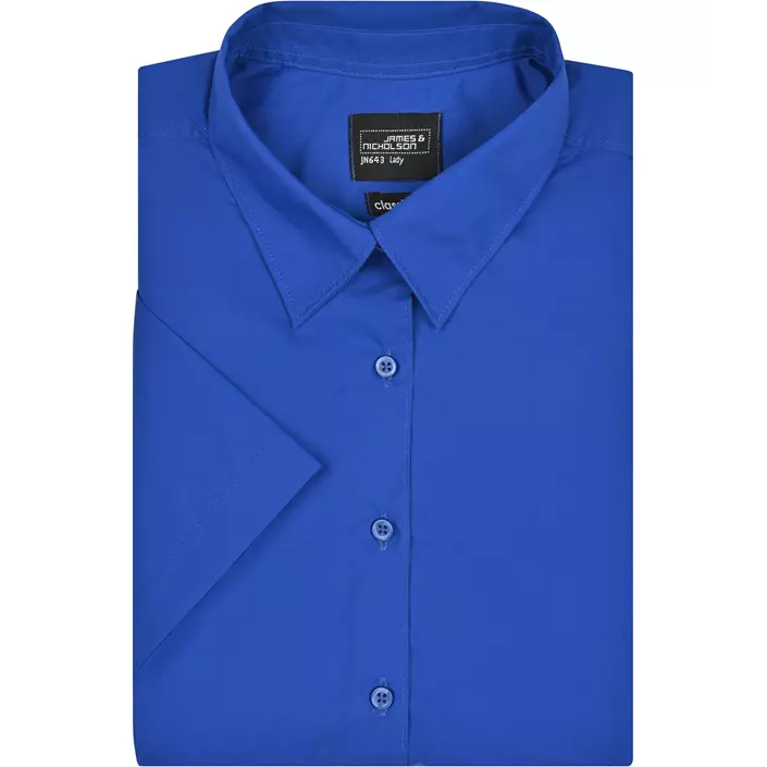 James & Nicholson women's short-sleeved Modern fit shirt, Royal Blue, large image number 4