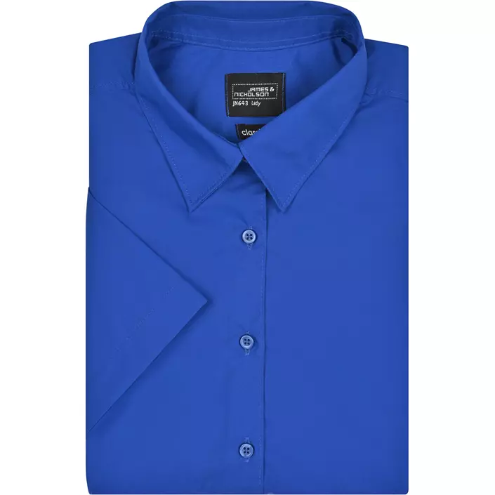 James & Nicholson women's short-sleeved Modern fit shirt, Royal Blue, large image number 4