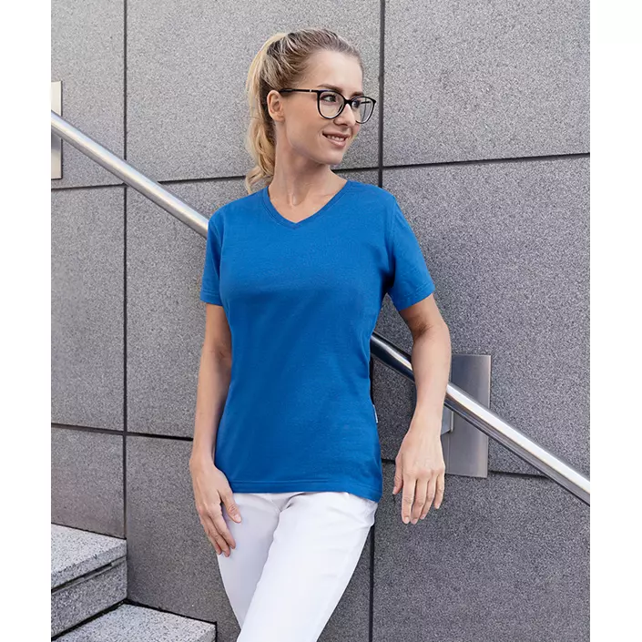 Karlowsky Casual-Flair dame T-Shirt, Royal Blue, large image number 1