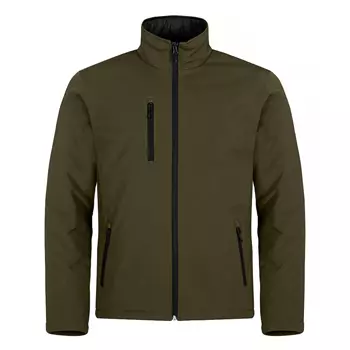 Clique lined softshell jacket, Fog Green