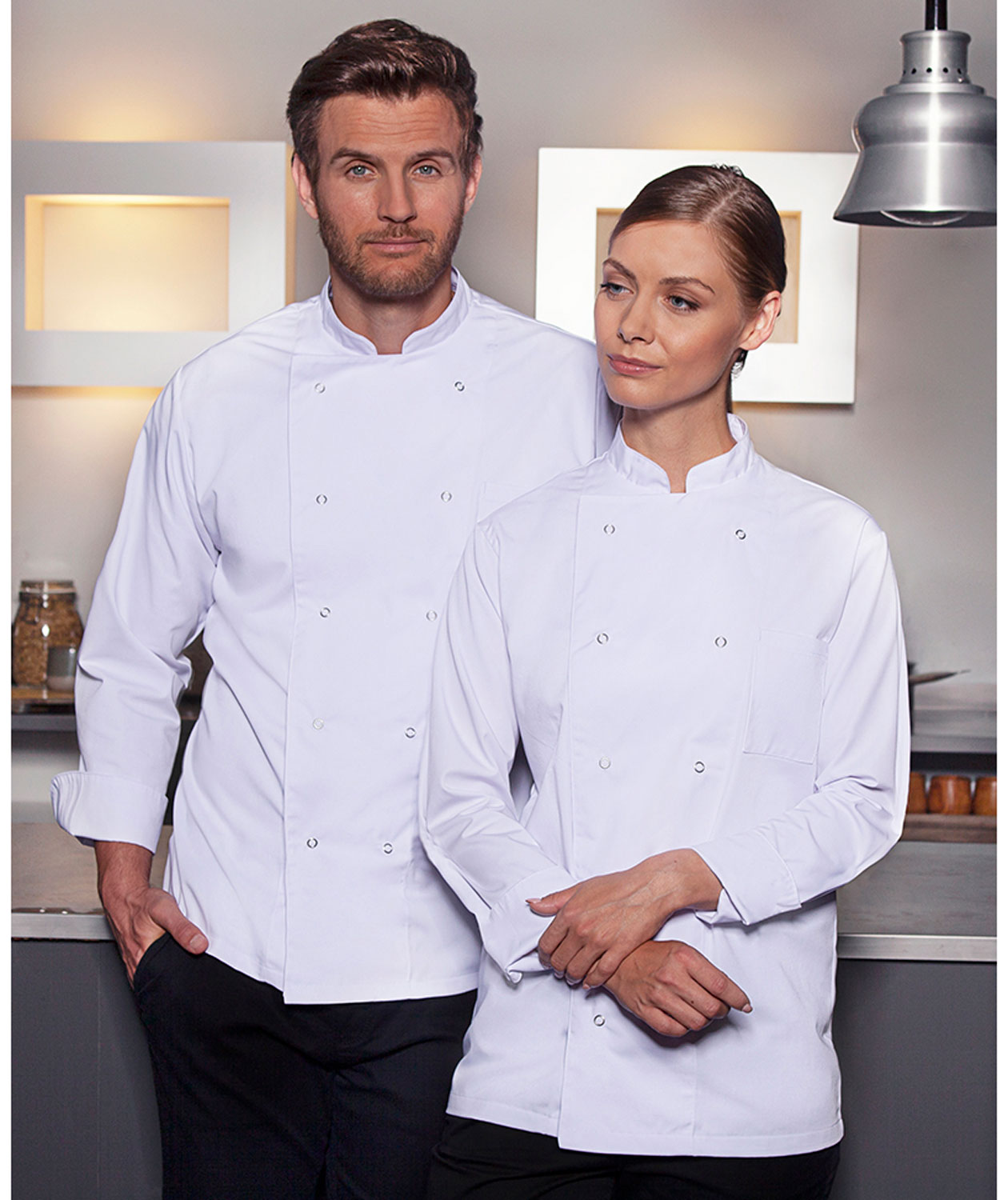 Karlowsky Basic  chefs jacket, White, large image number 1