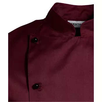 Kentaur chefs jacket without buttons, Bordeaux