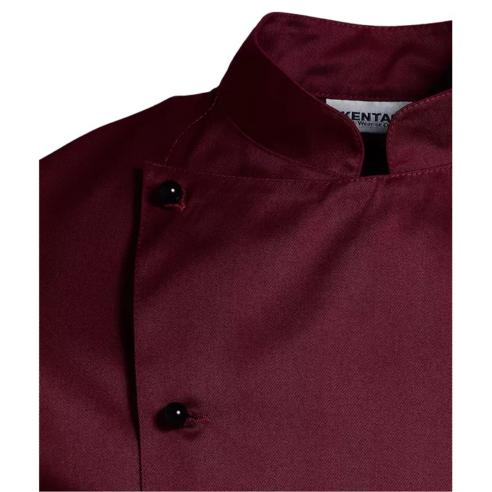 Kentaur chefs jacket without buttons, Bordeaux, large image number 1