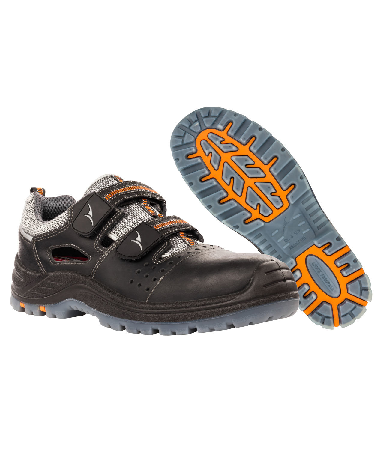 Albatros Energy Low vernesandaler S1P, Svart