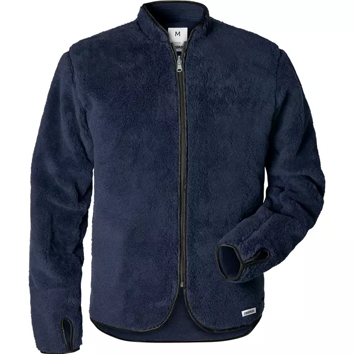 Fristads craftsman jacket fibre pile 762, Marine Blue, large image number 0