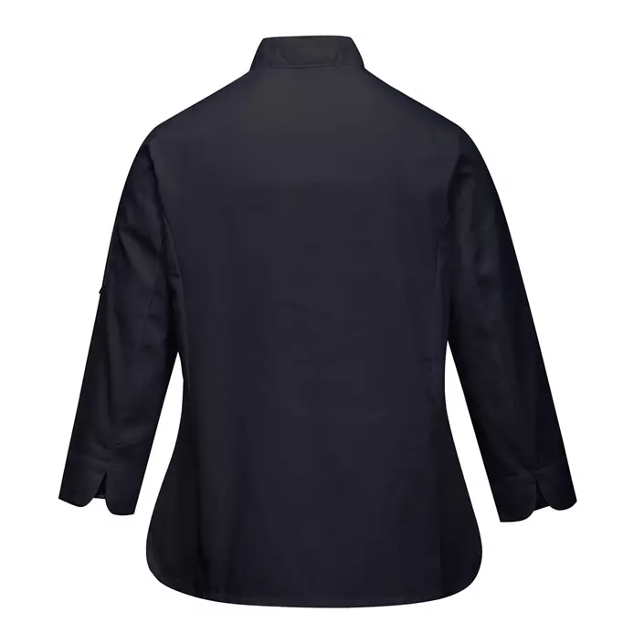 Portwest C837 women's chefs jacket, Black, large image number 2