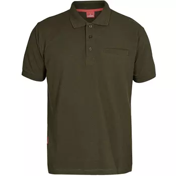 Engel Extend polo T-shirt, Forest green