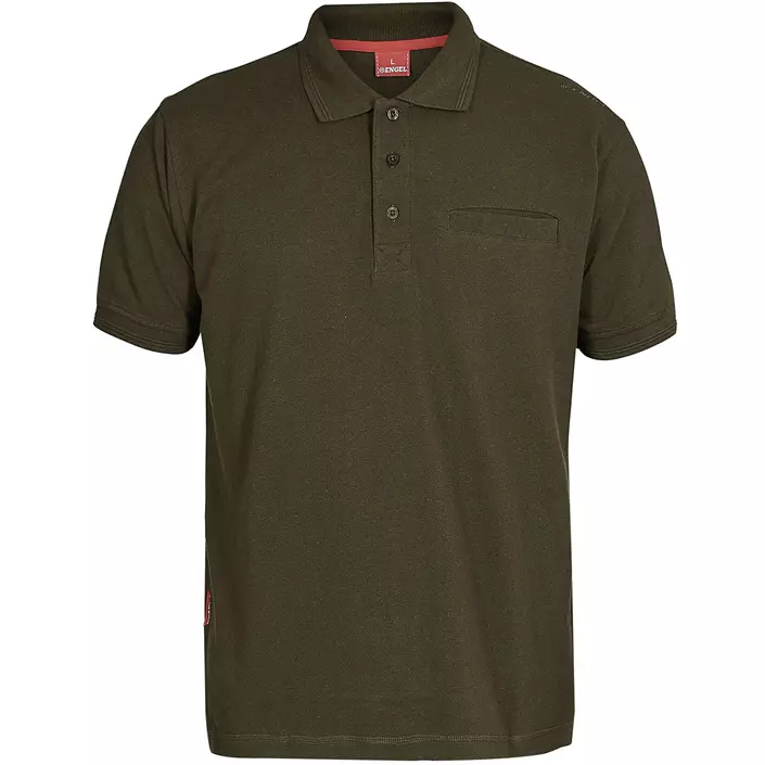 Engel Extend polo T-skjorte, Forest green, large image number 0