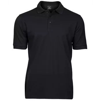 Tee Jays Luxury Stretch polo T-shirt, Black