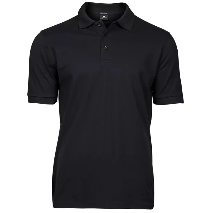 Tee Jays Luxury stretch polo T-skjorte, Svart, large image number 0