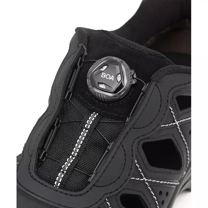 Terra 10709 safety sandals S1P, Black, large image number 3
