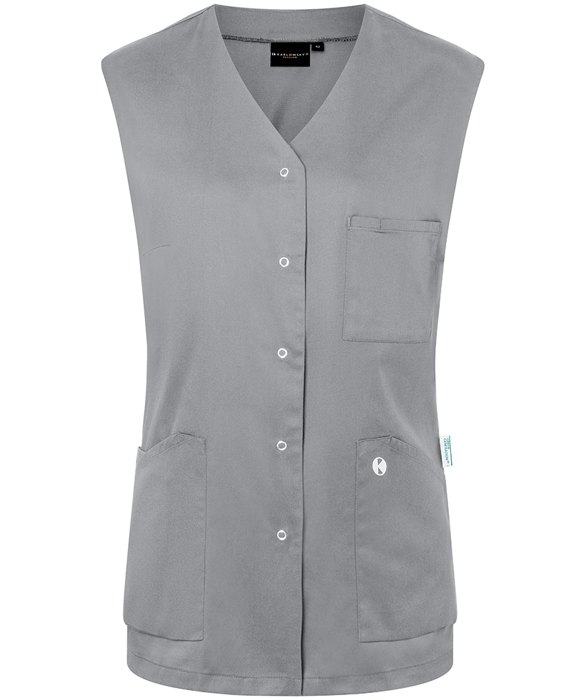 Karlowsky Essential sleeveless women's tunic, Platinum grey