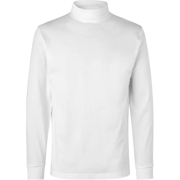 ID T-Time T-shirt med rullekrave og lange ærmer, Hvid, large image number 0