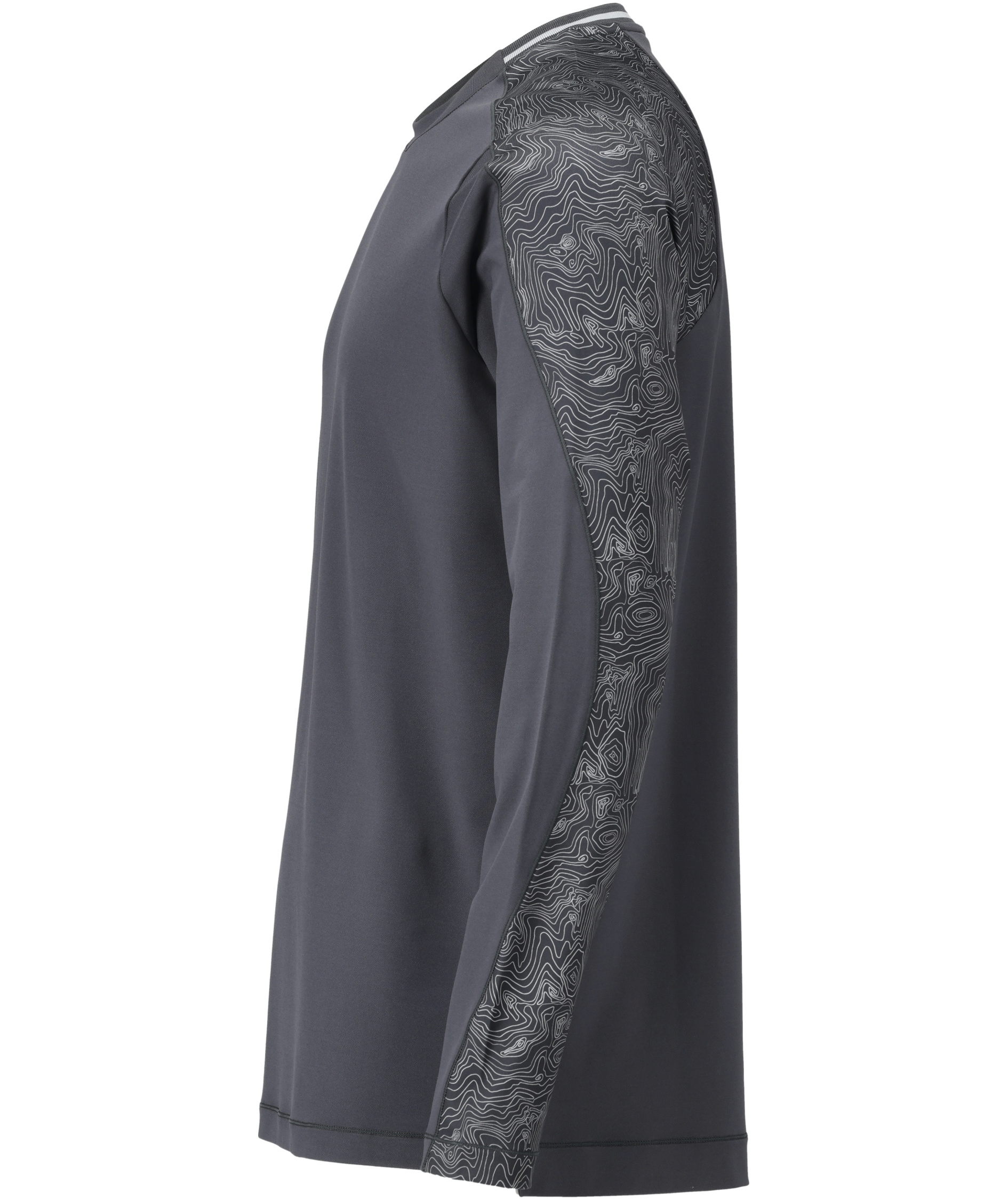 Mascot Customized l&aring;ng&auml;rmad T-shirt, Sten gr&aring;, large image number 3