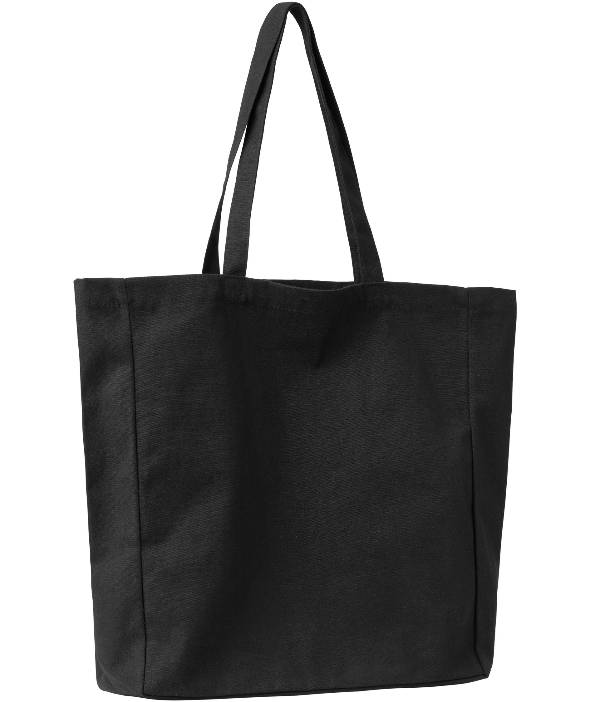 ID cotton bag, Black, Black, large image number 2