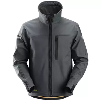 Snickers AllroundWork softshell jacket 1200, Steel Grey/Black