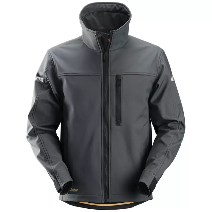 Snickers AllroundWork softshell jacket 1200, Steel Grey/Black, large image number 0