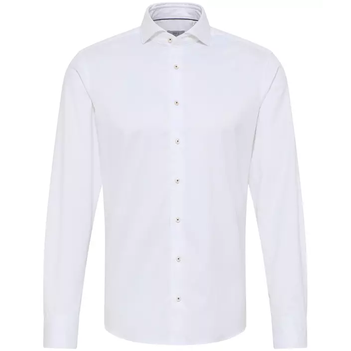 Eterna Soft Tailoring slim fit skjorte, Off White, large image number 0