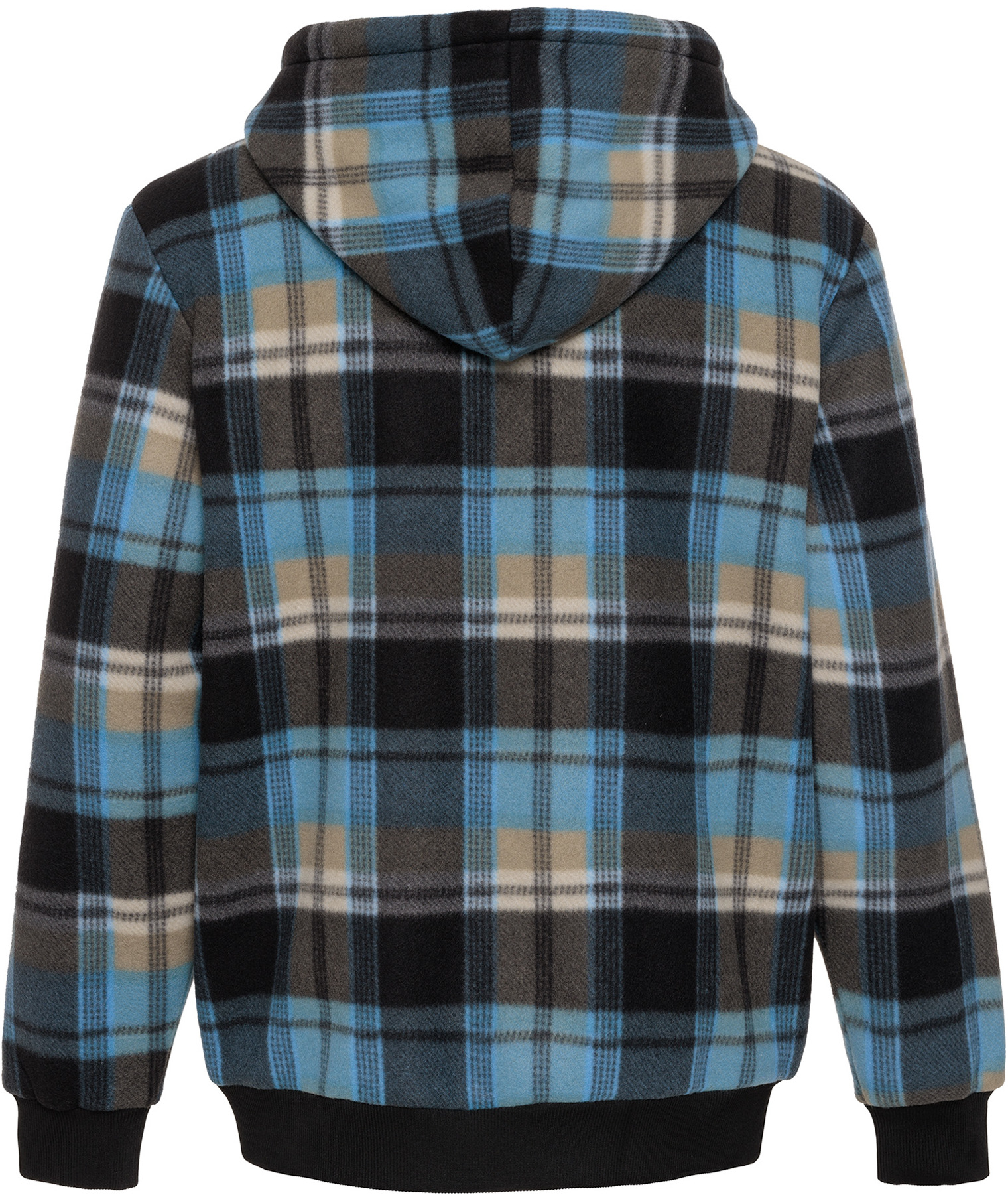 Roadsign fleece jacket, Black/Aqua, large image number 1