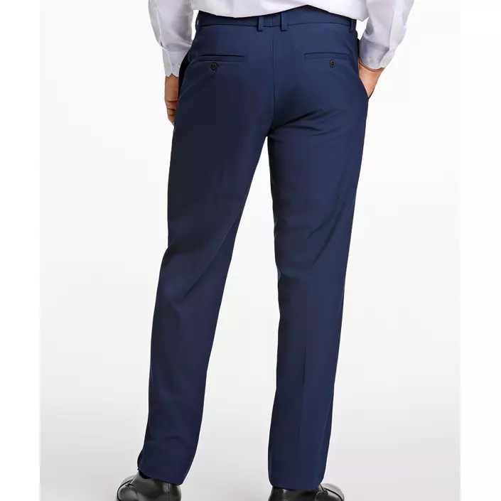 Lindbergh Superflex slim fit bukser, DK Blue Mel, large image number 7