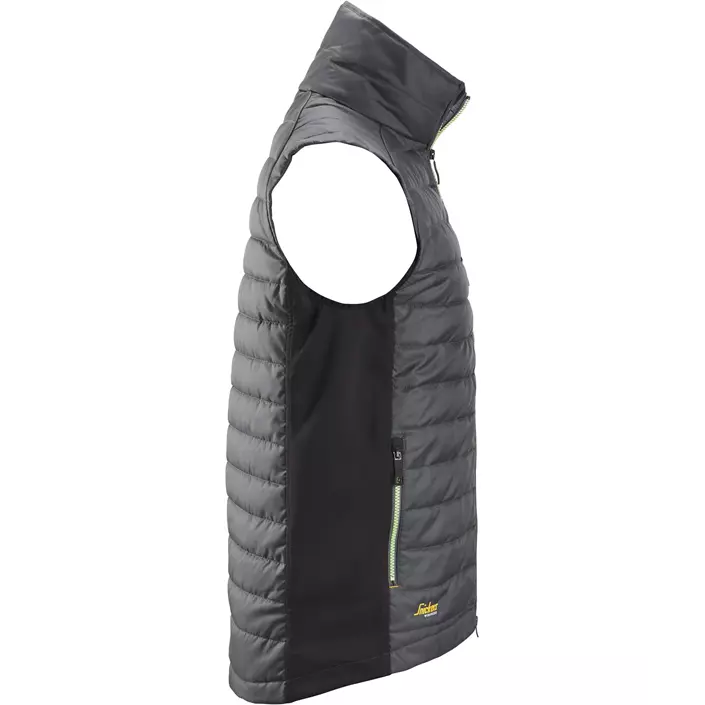 Snickers AllroundWork 37.5® insulator vest, Steel Grey/Black, large image number 2