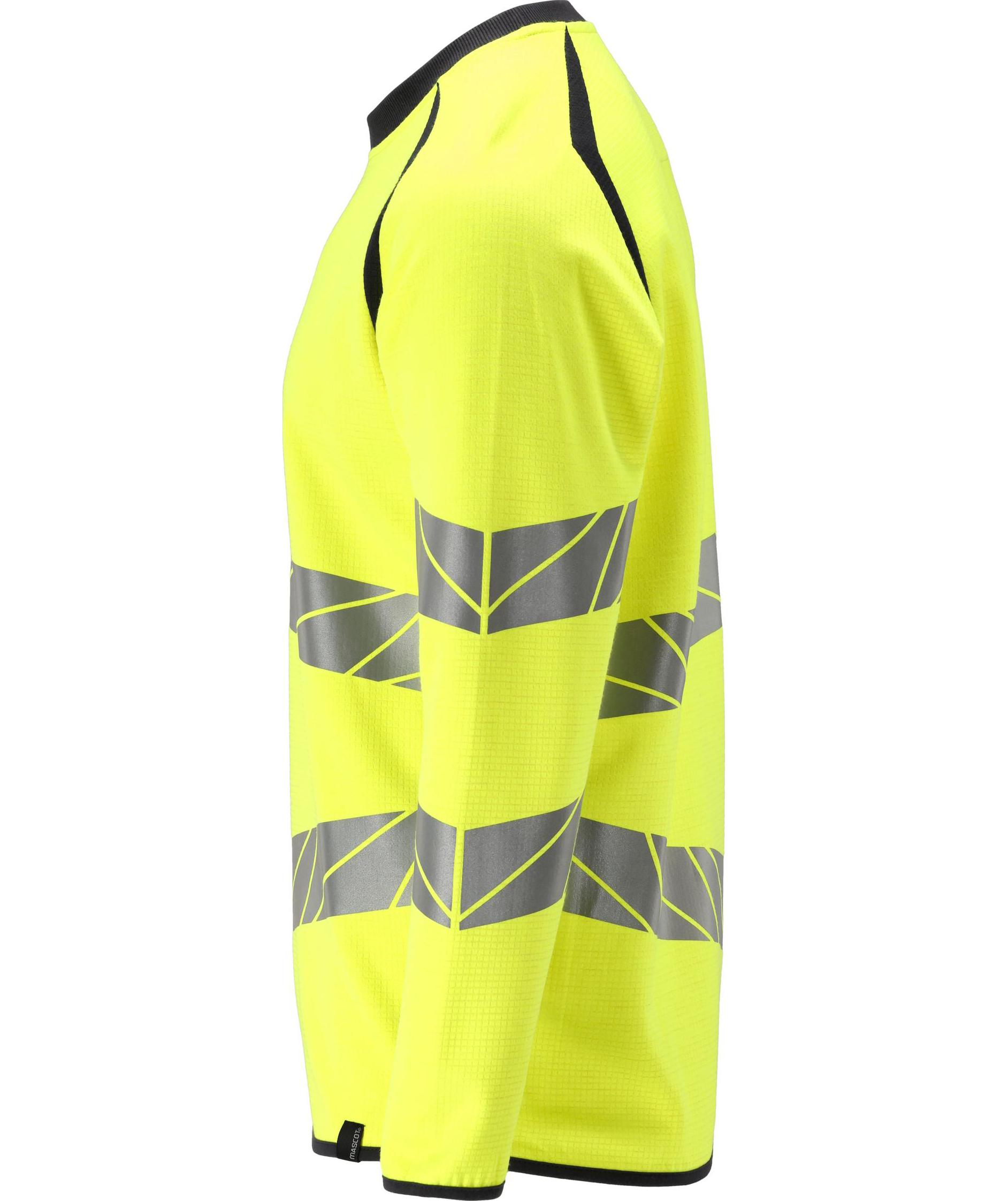 Mascot Accelerate Multisafe sweatshirt, Hi-Vis Yellow/Dark Marine, large image number 3